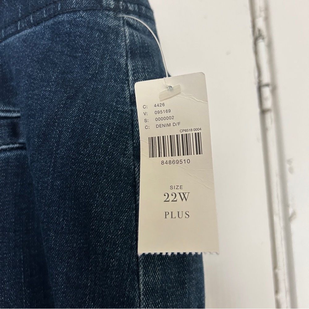 Pilcro by Anthropologie high rise pull-on retro flare jeans plus size 22w - Picture 7 of 8